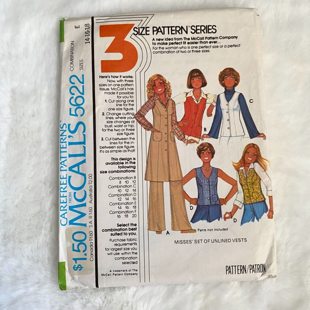 McCall's Sewing Pattern